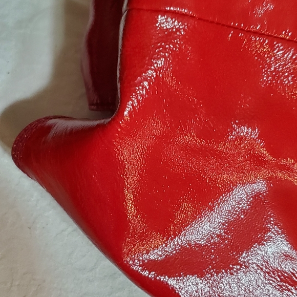 SOLD SOLD SOLD 🌟CLEARANCE🌟 Loewe "Hammock" Bag. Red Goat Patent Leather. COA. - Picture 8 of 15